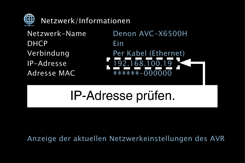 GUI NetworkInfo X65E2